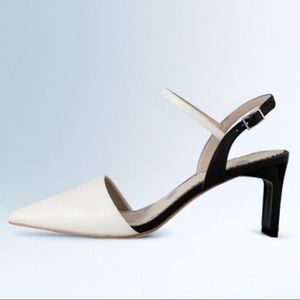 Boden Mollie Slingback Heel - Black & White